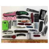 Pocket Knives, Lighters, Eagle Money Clip