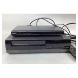 Sony DVD Player, Daewoo VHS Player With Remote