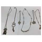 Gold-Tone Necklaces With Pendants