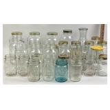 Ball, Kerr Glass Canning Jars With Lids, Various J