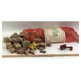 Wood Building Blocks, Champion Diecast Toy Tractor