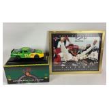 John Deere Diecast Car, Dale Earnhardt Framed Prin