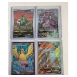 4 Pokemon Full Art Cards