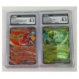 2 Pokemon Graded Cards