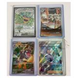 4 Pokemon Full Art Cards