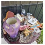 Decorative Vase, Glassware, Frames, Basket