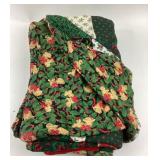 78" x 50" Christmas Quilt Double Sided