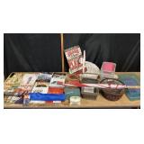 Lenox Music Box, Ozark Trail Umbrella, Magazines