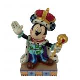 Disney Showcase Mickey King For A Day Figurine