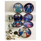 Barbie Art Plates, Doll Vanity Mirrors & MCM Shake