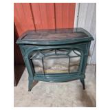 Freestanding Green Enamel Cast-Iron Gas Stove