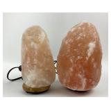 2 Himalayan Salt Lamps Large & Heavy