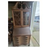 Chippendale-Style Mahogany Secretary Desk And