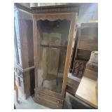 Pressed Wood Gun Cabinet With Glass Door & Bottom