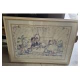 Framed Print Features The Whimsical Watercolor