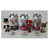 Funko Soda Limited Ed. Mr. Monopoly, Spider-Man &