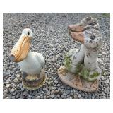 Concrete Pelican, Goose Lawn Ornaments
