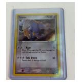 Pokemon Vintage Holographic Tauros Card