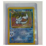 Pokemon Vintage Holographic Vaporeon Card