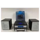 GPX CD Shelf System With Sirius XM Onyx Radio