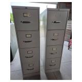 Metal Filing Cabinets With Four Drawers