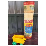 Block City Building Blocks, Plastic Toy Wagon