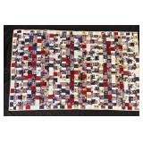 46"xx70." Quilt Americana USA Double Sided