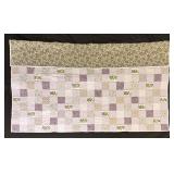 54"x72" Quilt Lilac Floral Dbl Sided
