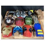 Marvel Masks: Spider Man, Hulk, Captain America