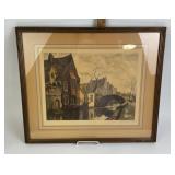 Framed Artwork Signed After Van Neste