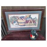 Laurie Korsgaden Print, Apple Decor Pitcher