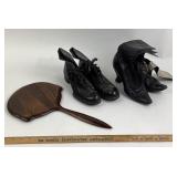 Red Cross Shoes, Boots, Hand Mirror