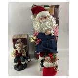 Grandeur Noel Animated Santa Figures