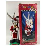 Looney Tunes Bugs Bunny Santa Animated Figure