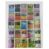 25 Pokemon Holographic Cards