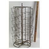 Metal Postcard Countertop Rotating Display Rack