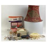 Decorative Lampshades, Tableware, Figurines +