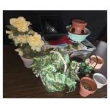 Artificial Plants, Ceramic Pots, Craft Supplies