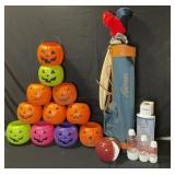 Golf Clubs, Halloween Pumpkins, Soda Stream Gemini