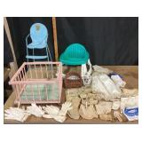 Baby Doll Accessories, Rolling Chairs, Playpen
