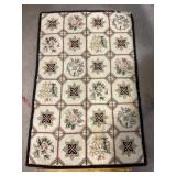 Wool Hand Hooked Rug