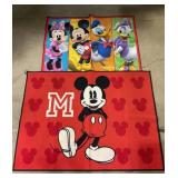 Disney Mickey Mouse Rugs With Character Panels