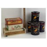 Phillies, La Palina Cigar Boxes, Granger Tins