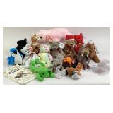 Ty Beanie Babies with Handbook