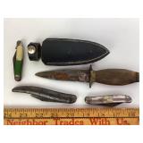 Pocket Knives, Fixed Blade Boot Dagger
