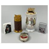 5 Vintage Lighters Collectible