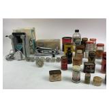 Baia 8mm Reviewer, Rival Can-O-Mat, Glass Knobs