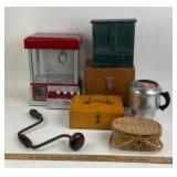 Toy Claw Machine, Wooden Boxes, Kitchenware