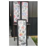 Framed Running Race Bib Displays