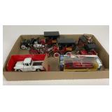 Die-Cast Cars Including Nex Chevrolet, Fire Trucks